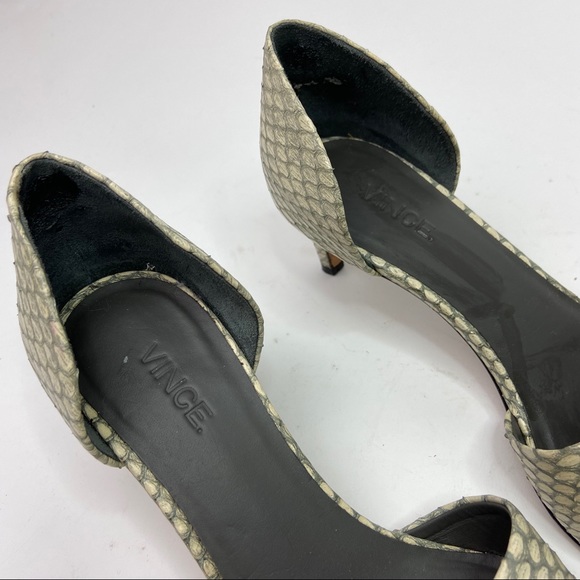 Vince Aurelian d'Orsay Pump Snakeskin - Picture 2 of 6